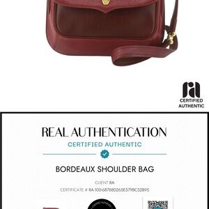 Cartier Red Shoulder Bag with Gold Hardware and Adjustable Strap